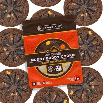 Hapy Kitchen | Muddy Buddy + Wedding Cake Hash Rosin Cookie | 100mg